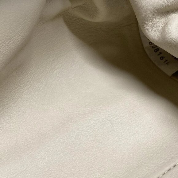 BOTTEGA VENETA Mini the Pouch Cream Leather - Shoulder Bag 1090-080725 - Picture 12 of 14